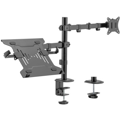 SOPORTE MONITOR EWENT HASTA 32" + SOPORTE PORTATIL HASTA 15.6"