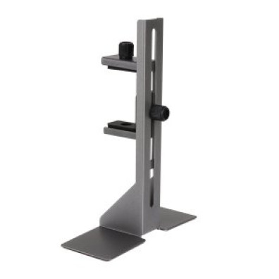 SOPORTE UNIVERSAL VGA ABYSM AB451001 REGULABLE NEGRO METÁLICO CON BASE ADHESIVA