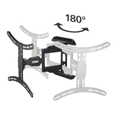 Soporte Pared TV HAMA 400x400 Fullmotion 2 Brazos (32" - 65")