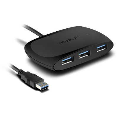 SpeedLink Snappy Hub USB 3.0 activo de 4 puertos