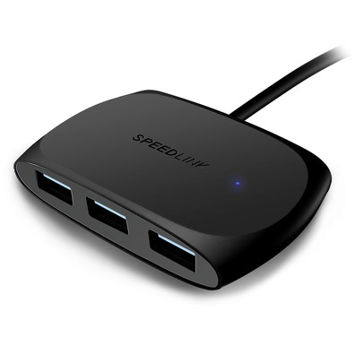 SpeedLink Snappy Hub USB 3.0 activo de 4 puertos