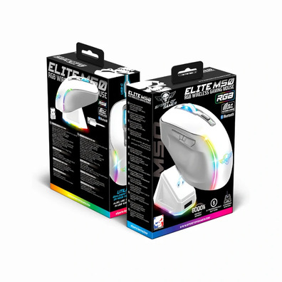 Spirit of Gamer Ratón Inalámbrico Elite M50 Blanco