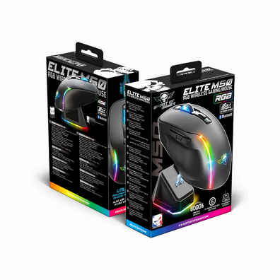 Spirit of Gamer Ratón Inalámbrico Elite M50 Negro