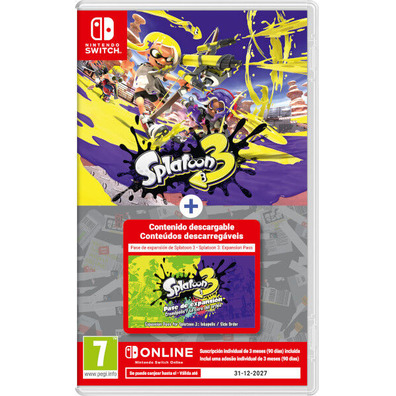Splatoon 3 + Expansion Pass + 3 meses NSO Switch
