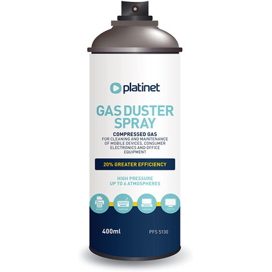 Spray Aire Comprimido Limpiador Electrónico Platinet PFS5130