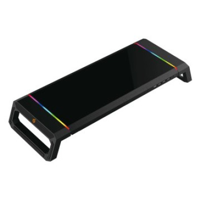 Stand de Sobremesa Conceptronic para 1 Pantallas - Elevador Gaming Hub USB Ergonómico