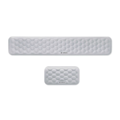 Kit Alfombrilla Teclado + Ratón Ergo AirPadding Plata Subblim