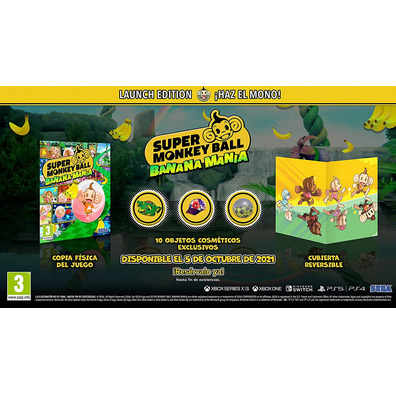 Super Monkey Ball Banana Mania Launch Edition PS4