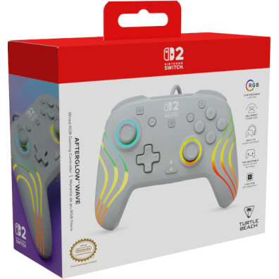TURTLE BEACH AFTERGLOW WAVE WIRED RGB GAMING CONTROLLER GREY (GRIS) (SWITCH/OLED)
