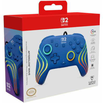 TURTLE BEACH AFTERGLOW WAVE WIRED RGB GAMING CONTROLLER BLUE (AZUL) (SWITCH/OLED)