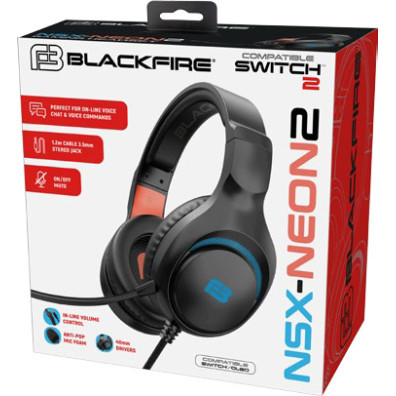 BLACKFIRE WIRED HEADSET NSX-NEON2 ( SWITCH / OLED )