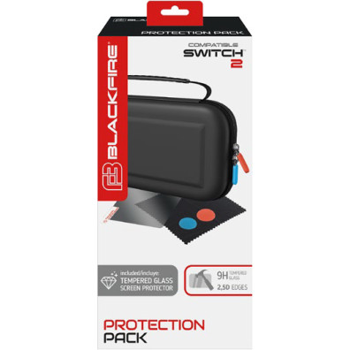 BLACKFIRE PROTECTION PACK 5 IN 1(BOLSA/CRISTAL TEMPLADO/GAMUZA/2 THUMB)