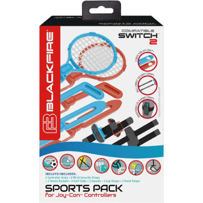 BLACKFIRE SPORTS PACK FOR JOY-CON CONTROLLERS (14 IN 1)