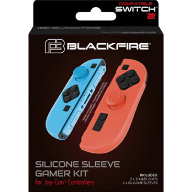 BLACKFIRE SILICONE SLEEVE GAMER KIT (2 FUNDAS DE SILICONA Y 2 THUMB)