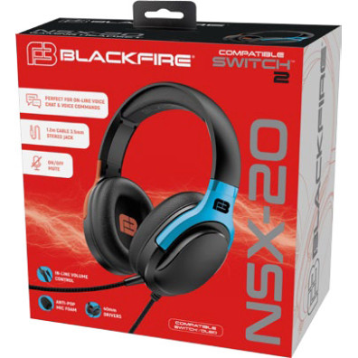 BLACKFIRE WIRED HEADSET NSX-20 ( SWITCH / OLED )