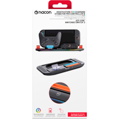 NACON CHARGER STATION XL FOR 4 JOY-CON + 1 PRO CONTROLLER + CONSOLA
