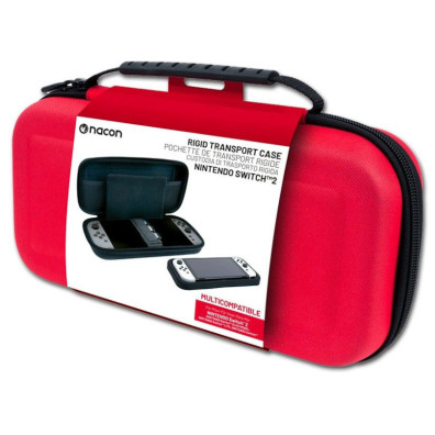 NACON RIGID TRANSPORT CASE RED ( SWITCH 2 / SWITCH / OLED / LITE )