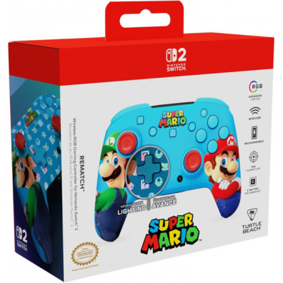 TURTLE BEACH REMATCH WIRELESS CONTROLLER MARIO & LUIGI (SWITCH/OLED/LITE)