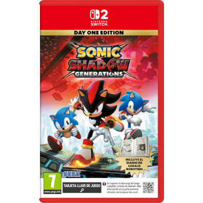 SONIC X SHADOWS GENERATIONS DAY ONE EDITION (GAME-KEY CARD)