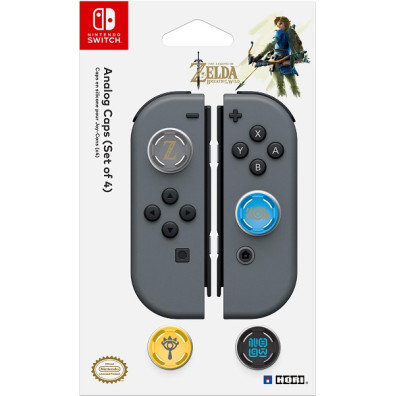 HORI ANALOG CAPS ZELDA: BREATH OF THE WILD (SET 4 UDS.)