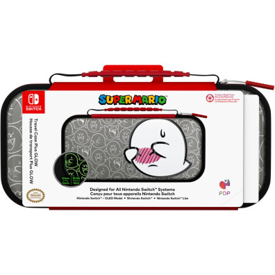 PDP TRAVEL CASE PLUS GLOW SUPER MARIO BOO-HOO