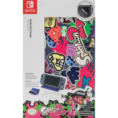 POWER A HYBRID COVER SPLATOON 2 (INCLUYE CREEN PROTECTOR)