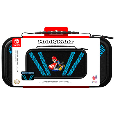 PDP TRAVEL CASE PLUS GLOW MARIO KART (SWITCH/LITE/OLED)