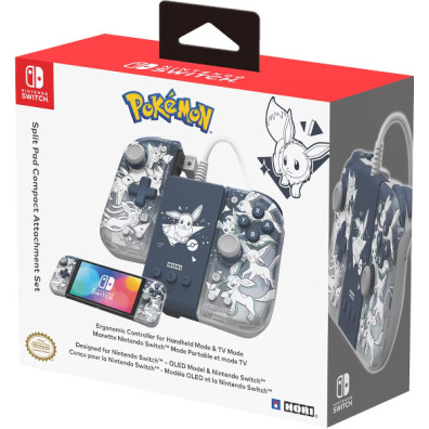 HORI SPLIT PAD COMPACT ATTACHMENT SET POKEMON EEVEE (SWITCH/OLED) NSW-453U