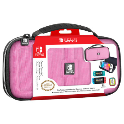 GAME TRAVELER DELUXE TRAVEL CASE ROSA NNS30P (PINK) (SWITCH/OLED/LITE)