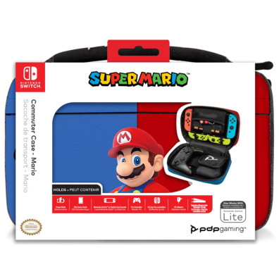 PDP COMMUTER CASE SUPER MARIO (MARIO AZUL Y ROJO) (SWITCH)