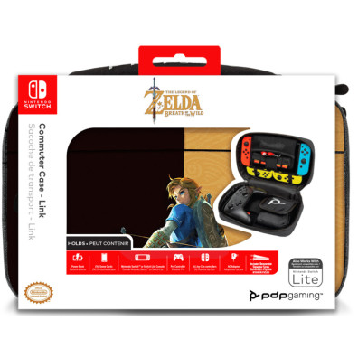 PDP COMMUTER CASE ZELDA BREATH OF THE WILD NEGRO/ORO (Switch)