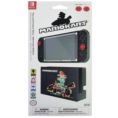 PLAY AND PROTECT SKINS MARIO KART EDITION + 2 TAPAS DE GOMA PARA PULGAR
