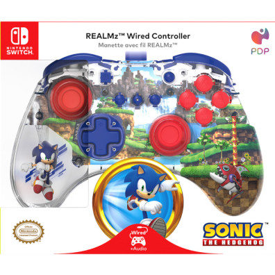 PDP REALMZ WIRED CONTROLLER SONIC THE HEDGEHOG (SWITCH 2)