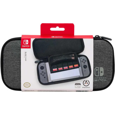 POWER A SLIM CASE CHARCOAL (GRIS OSCURO) (SWITCH/LITE)