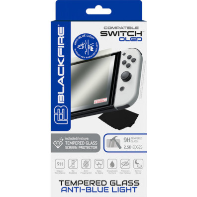 BLACKFIRE TEMPERED GLASS ANTIBLUELIGHT 9H (SWITCH/OLED)
