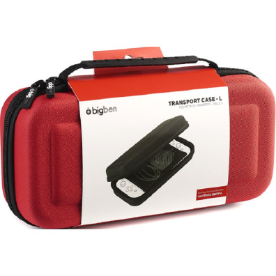 BIGBEN TRANSPORT CASE-L RED (ROJO) (SWITCH / OLED / LITE )
