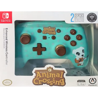 POWER A WIRELESS CONTROLLER ANIMAL CROSSING KK SLIDER
