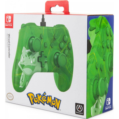 POWER A POKEMON WIRED CONTROLLER BULBASAUR OVERGROW
