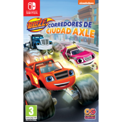 BLAZE Y LOS MONSTER MACHINES CORREDORES DE CIUDAD AXLE