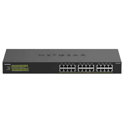 Switch de red Netgear de sobremesa , 24 puertos, Gigabit, 10/100