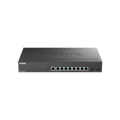 Switch Gestionable D-Link DMS-1250-10S con 8 Puertos Multigigabit 2.5G BASE-T y 2 Puertos 10G SFP+