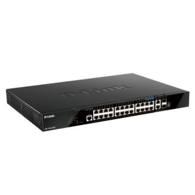 Switch D-LINK L3 Stakable DGS-1520-28MP/E GIGA POE + 2.5G POE+ 10G 10GSFP - 20P 4P 2P 2P
