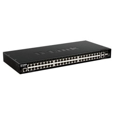 Switch Gestionable D-Link L3 Stakable 48P Giga + 2P 10G + 2P SFP