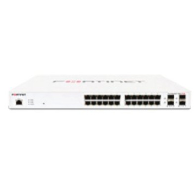 Switch Gestionable Fortinet FS-124E-POE L2+ 24xGE RJ45 12xPOE MAX 185W 4xGE SFP 256 MB DDR3 MONTAJE