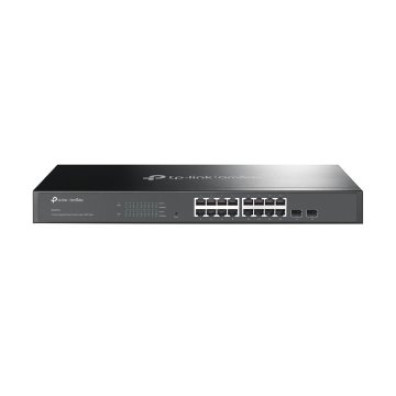 Switch Gestionable JetStream 16P Gigabit Rack 19" 1U con 2 Ranuras SFP Gigabit - TPLINK