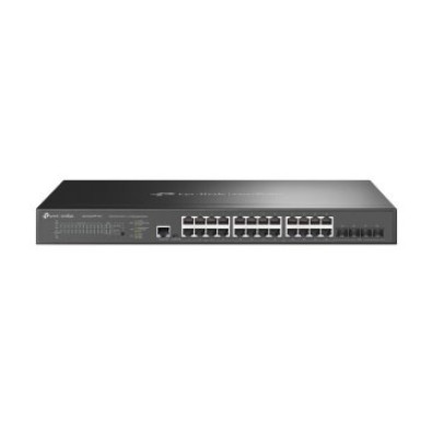 Switch Gestionable TP-Link Jetstream 24P 2.5GBASE-T y 4P 10GE SFP+ L2+ con PoE+ de 16P