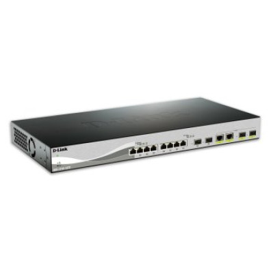 Switch Gestionable D-Link DXS-1210-12TC 8-Port 10GbE, 2-Port SFP+, 2-Port 10GbE/SFP+