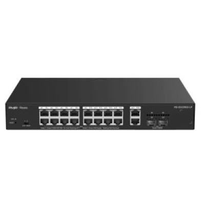 Switch Gestionable Ruijie RG-ES220GS-LP 18xRJ45 Gb 2x SFP GE 16xPoE 130W - Gestión en la Nube
