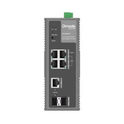 Switch Gestionable L2 TP-Link IES206GPP 4xGb PoE RJ45/SFP Gb 1xSFP Gb 120W - Diseño Industrial