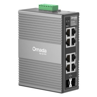 Switch Gestionable TP-Link IES208G Diseño Industrial L2 6xRJ45 Gb 2xRJ45/SFP Gb